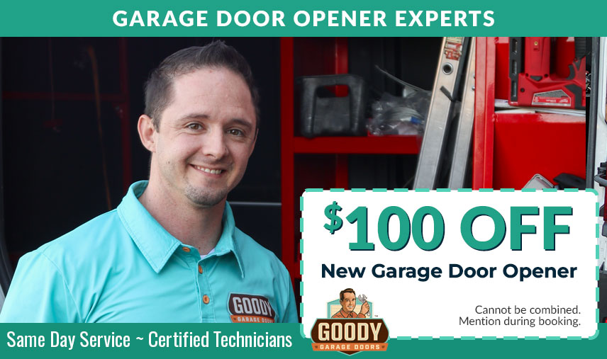 $100 off new opener